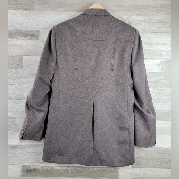 Vintage Circle S Western Sport Coat Mens 42R USA Made - Picture 10 of 15